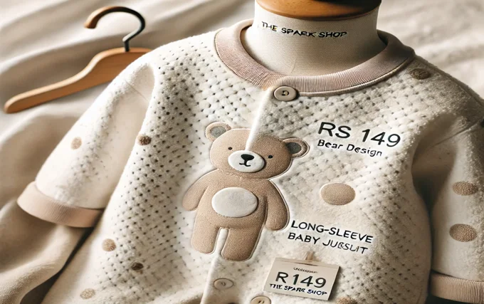 How To Style The Rs 149 Bear Design Long-Sleeve Baby Jumpsuit